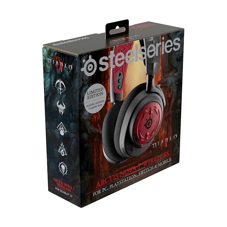 هدست بی سیم Steelseries Arctis Nova 7 – طرح Diablo IV Edition — تصویر ۶