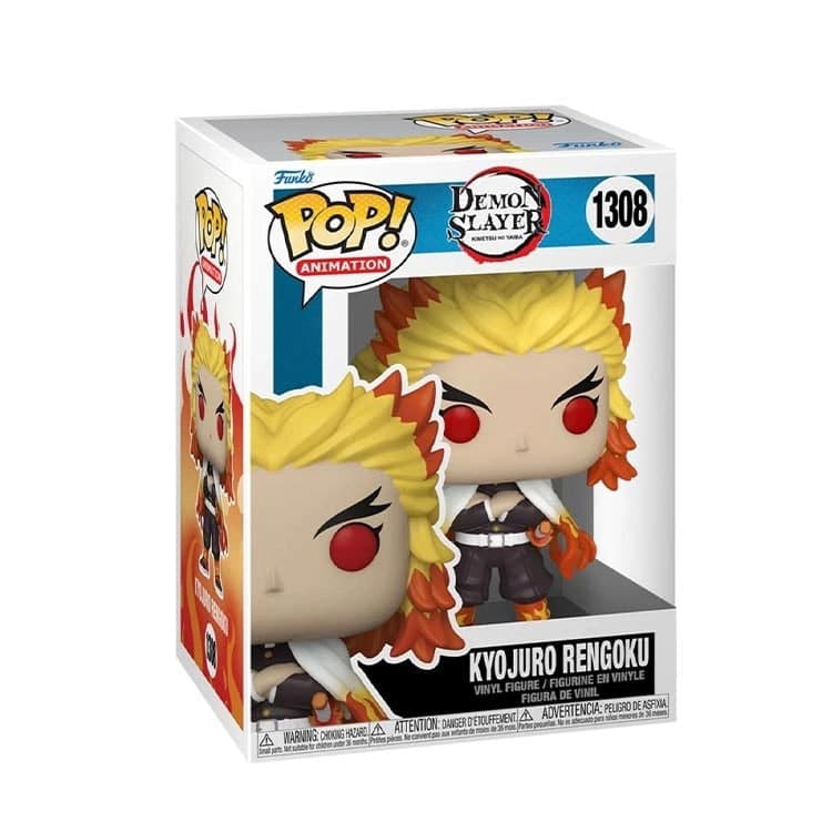 فیگور فانکو پاپ طرح Demon Slayer Kyojuro Rengoku – کد 1308 — تصویر ۲