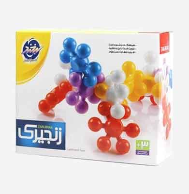 بازی زنجیرک جعبه ای 32 قطعه لبخند — تصویر ۲