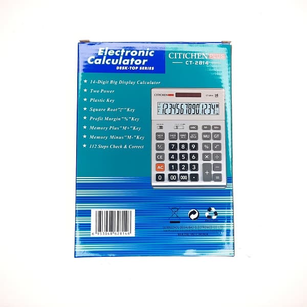 ماشین حساب CT-2814 PLUS — تصویر ۳