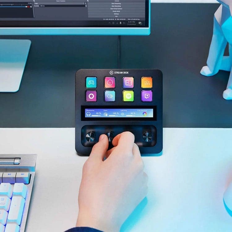 پنل استریم Elgato مدل Stream Deck Plus – مشکی — تصویر ۷