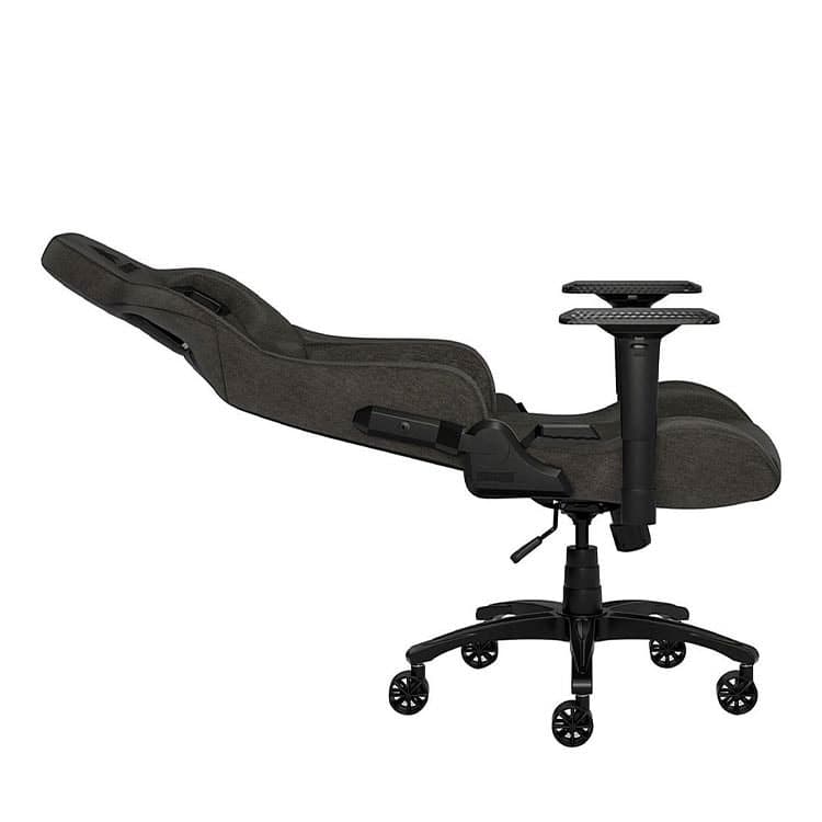 صندلی گیمینگ Corsair T3 RUSH Fabric Charcoal – خاکستری — تصویر ۷