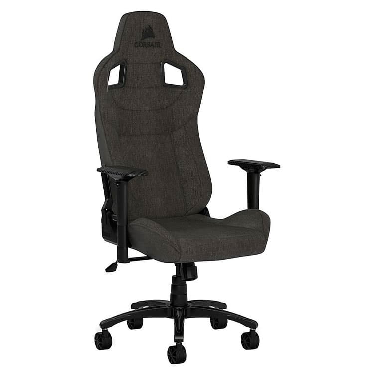 صندلی گیمینگ Corsair T3 RUSH Fabric Charcoal – خاکستری — تصویر ۲