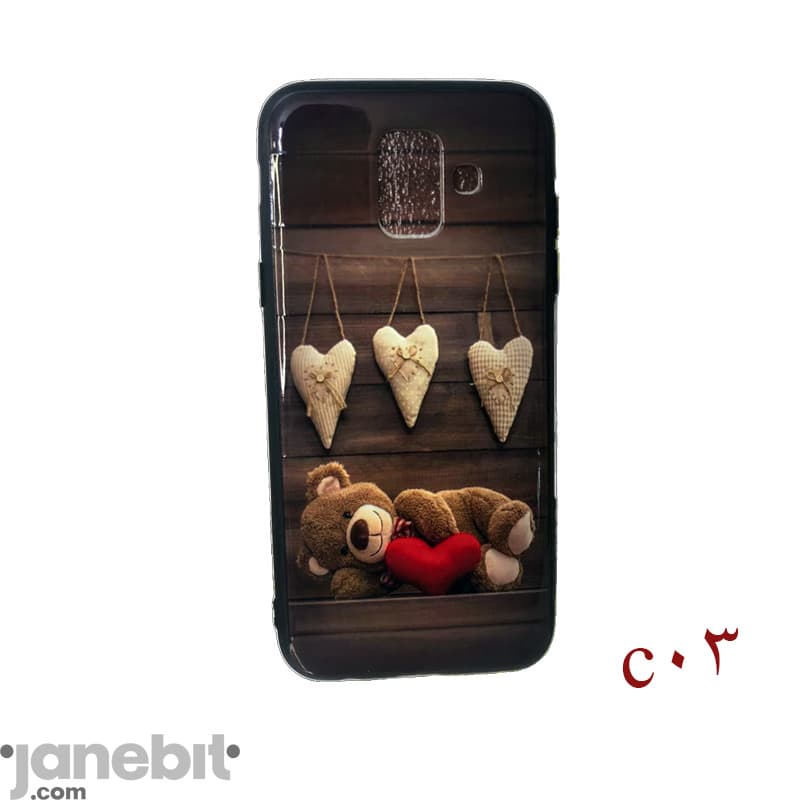 قاب پشت گوشی SAMAUNG A6 طرح برجسته C03