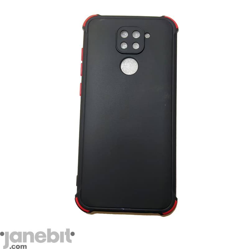 قاب ژله ای دکمه رنگی گوشی REDMI NOTE9 محافظ لنزدار — تصویر ۴