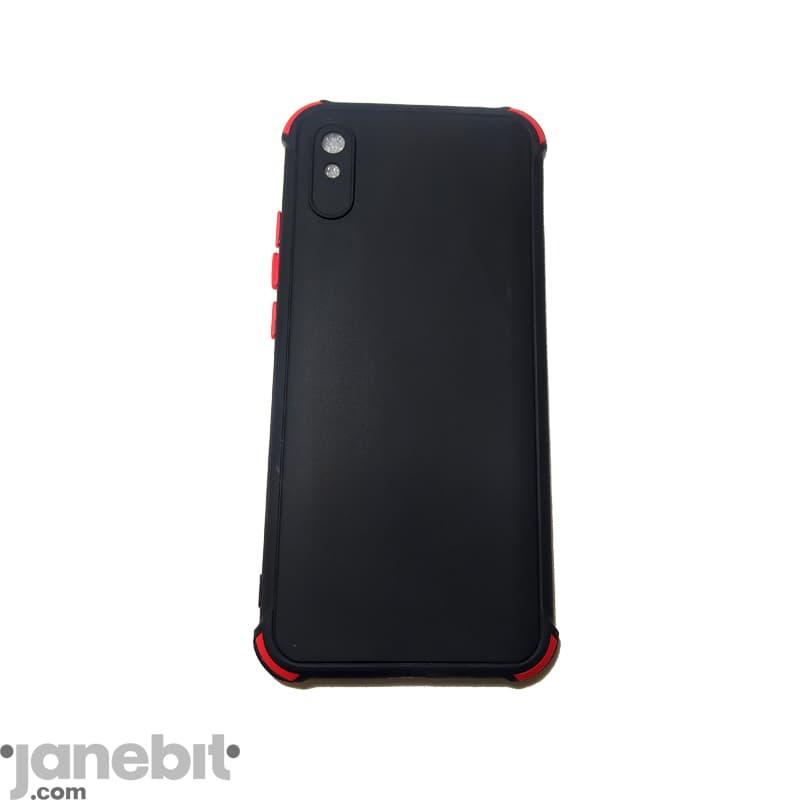 قاب ژله ای دکمه رنگی گوشی REDMI 9A محافظ لنزدار — تصویر ۲