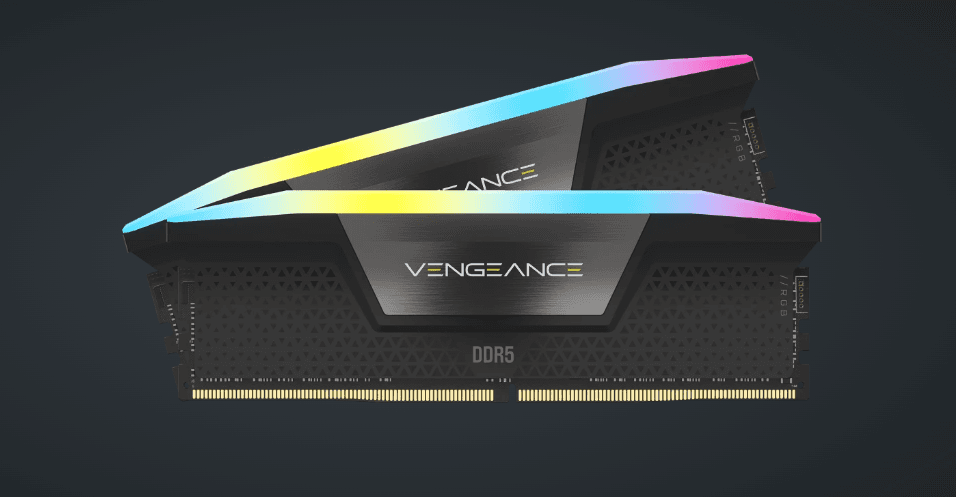 رم کورسیر مدل VENGEANCE RGB 32GB Dual 6200MHz CL36 DDR5 — تصویر ۴