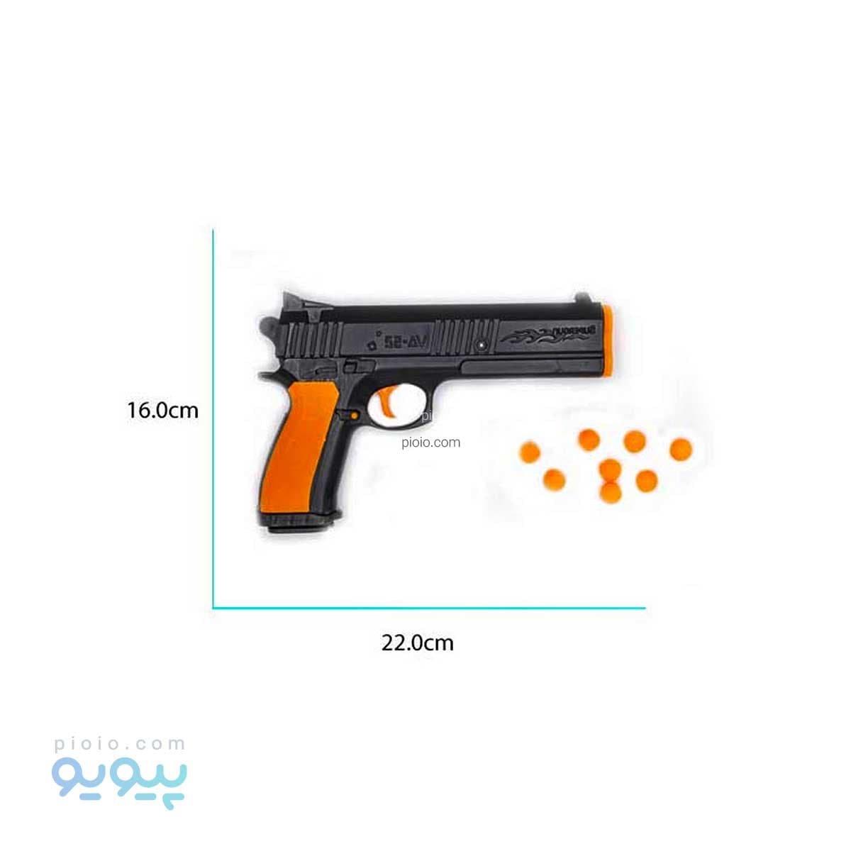 اسباب بازی کلت پلاستیکی آهو آیتم 6159 تک و عمده — تصویر ۲