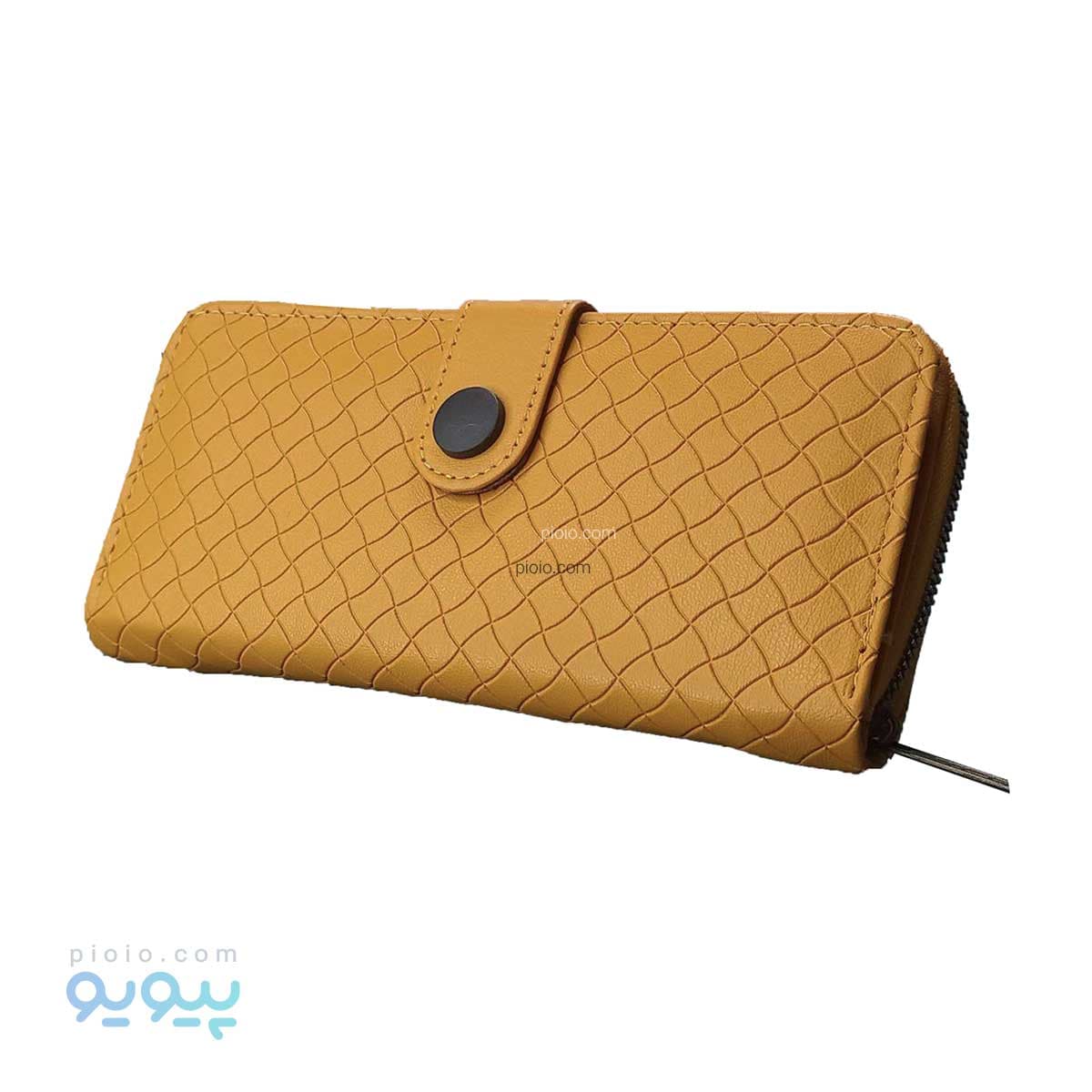 کیف پول زنانه جلو دکمه طرحدار آیتم 1250 عمده و کارتنی — تصویر ۵