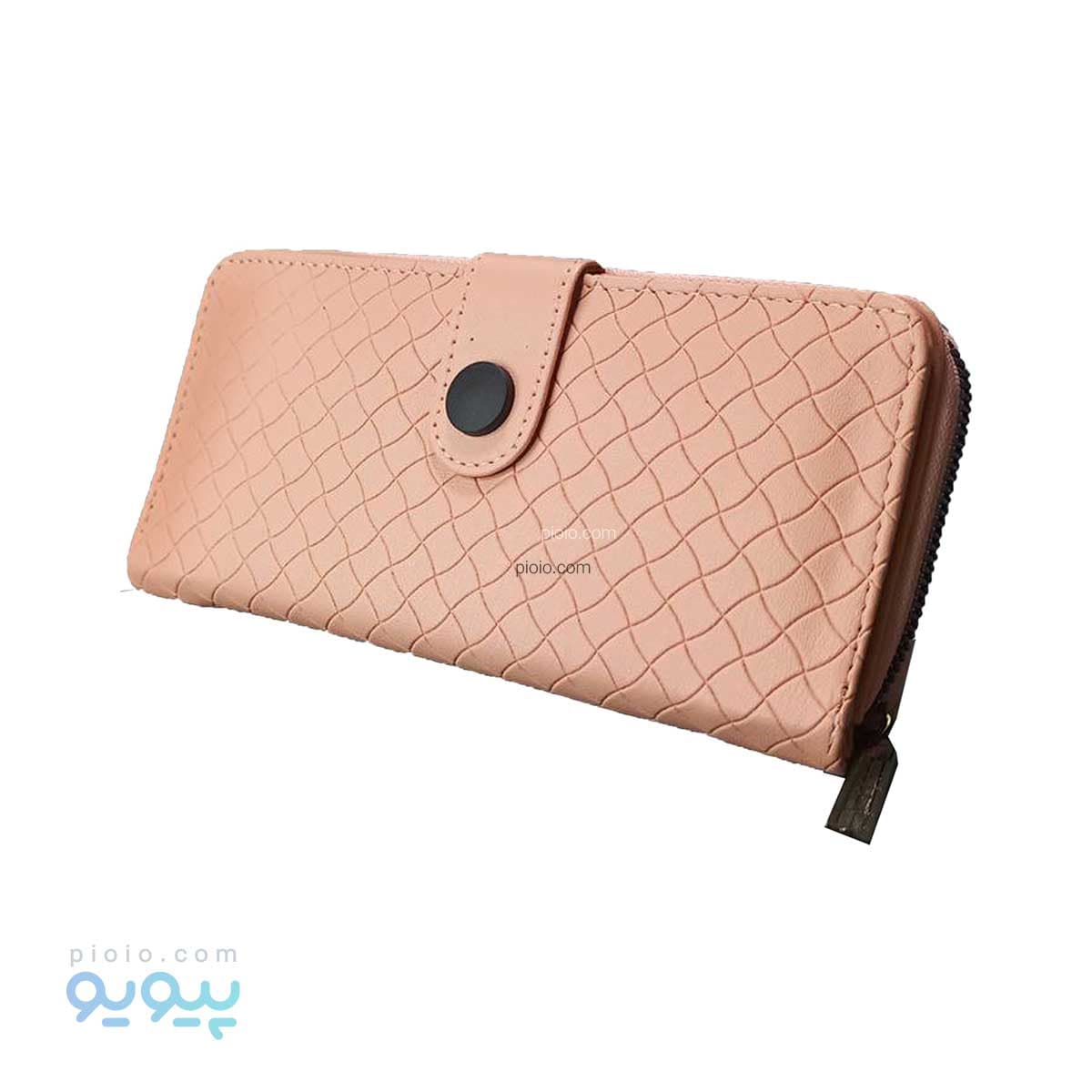 کیف پول زنانه جلو دکمه طرحدار آیتم 1250 عمده و کارتنی