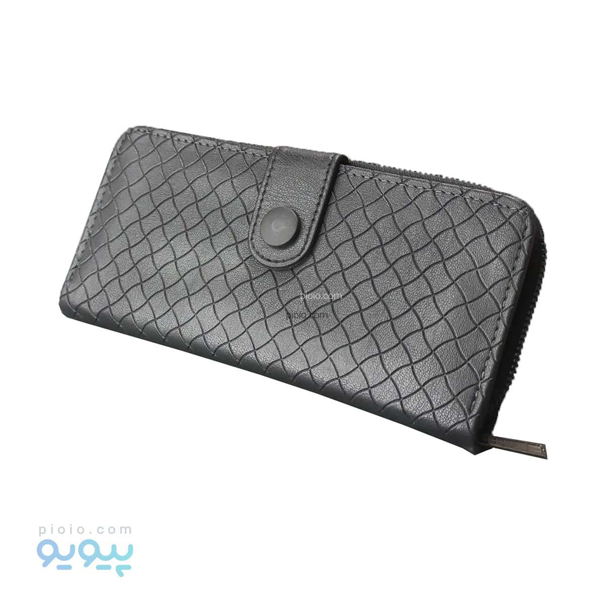 کیف پول زنانه جلو دکمه طرحدار آیتم 1250 عمده و کارتنی — تصویر ۲