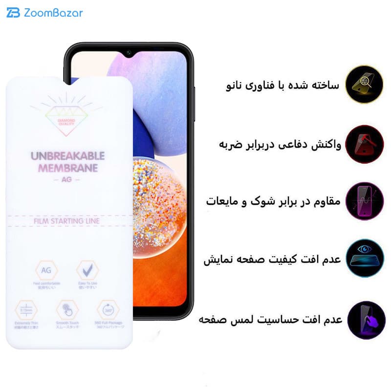 گلس مات اپیکوی مدل Hydrogel-Matte مناسب برای گوشی موبایل سامسونگ Galaxy A23 / A14 5G/4G — تصویر ۴