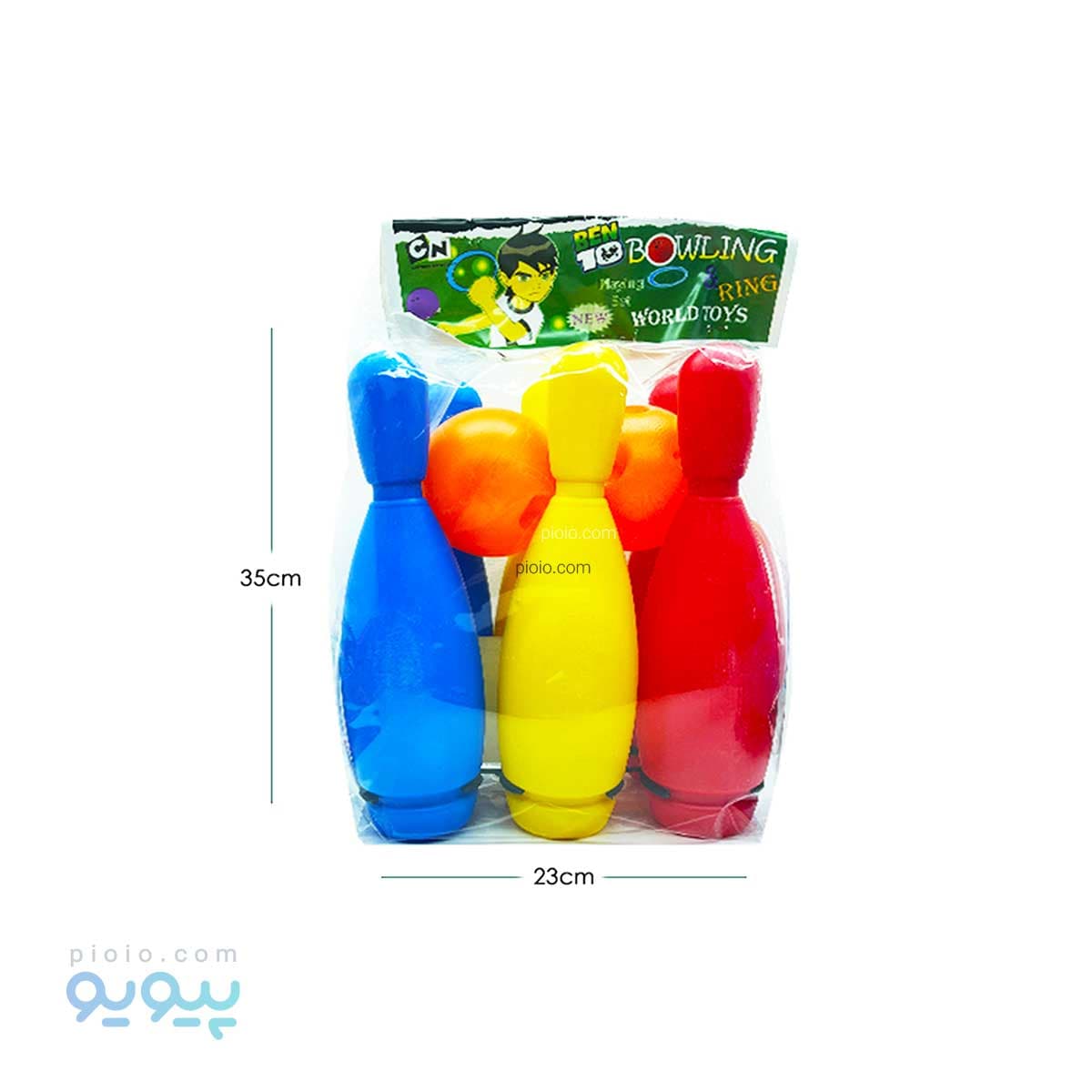 بولینگ 6 عددی بزرگ WORLD TOYS آیتم 8305 تک و عمده