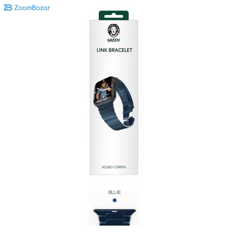 بند گرین مدل LINL BRACELET مناسب برای اپل واچ 42/44 میلی متری — تصویر ۵