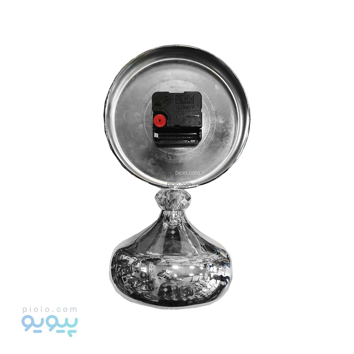 ساعت رومیزی تزئینی پایه دار فلزی — تصویر ۳