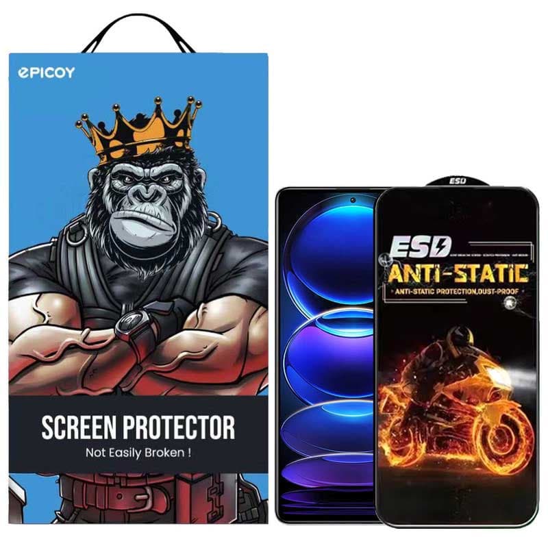 گلس اِپیکوی مدل Fiery ESD مناسب برای گوشی موبایل شیائومی Redmi Note 12 Pro Plus / Note 12 Turbo / Note 12 Pro / Note 12 5G / Note 12 4G / Note 12 (China)