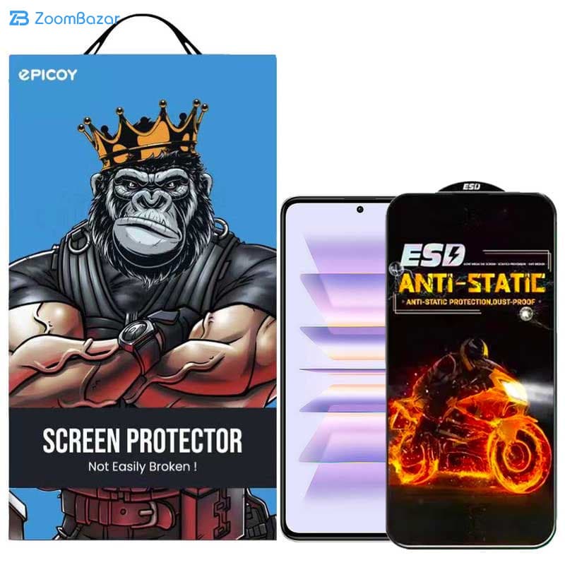 گلس اِپیکوی مدل Fiery ESD مناسب برای گوشی موبایل شیائومی Redmi K60 Pro / Redmi K60 / Redmi K60E — تصویر ۲