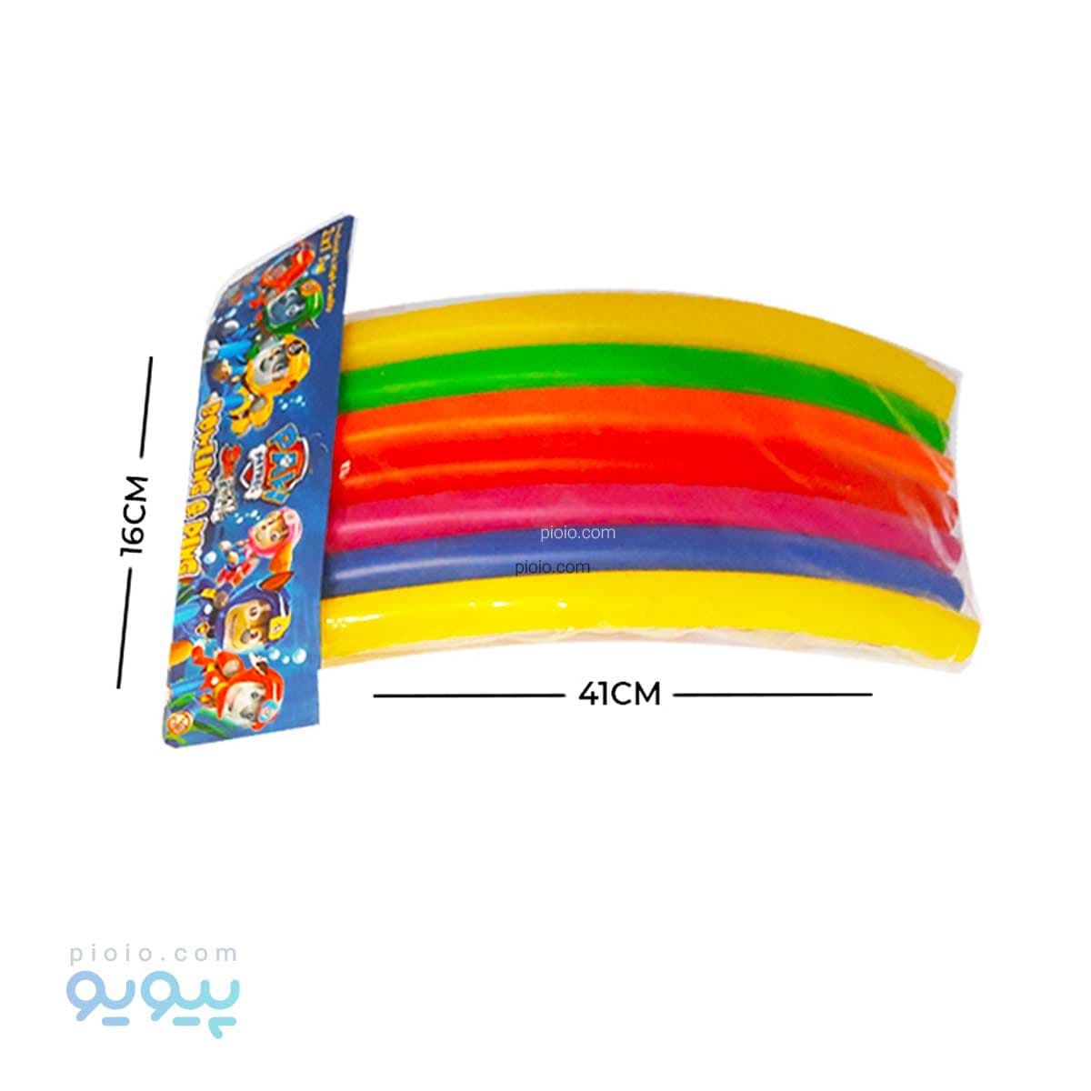 حلقه هولاهوپ 7عددی WORLD TOYS آیتم 8307 عمده و کارتنی