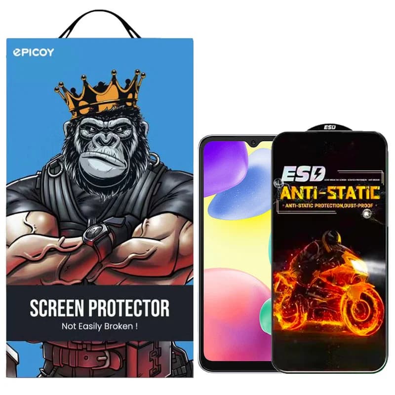 گلس اِپیکوی مدل Fiery ESD مناسب برای گوشی موبایل شیائومی Redmi 10A / 9T / 9 Prime / 9 / 9A / 9C / Poco C31 — تصویر ۹