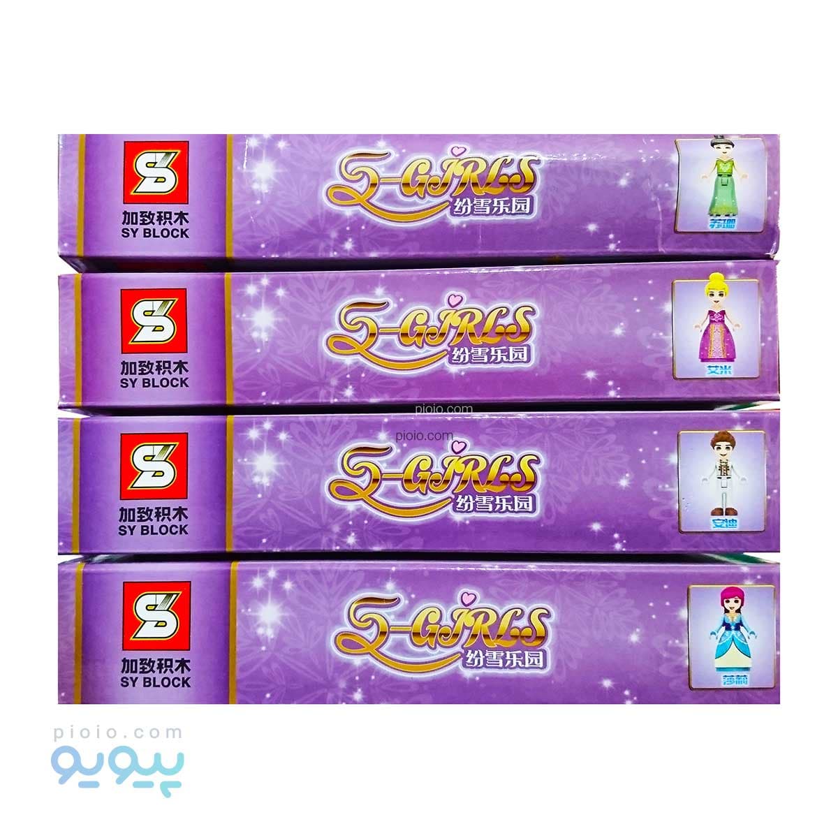 پک کامل لگو دخترانه قصر فروزن SL TOYS آیتم 1613 تک و عمده — تصویر ۶