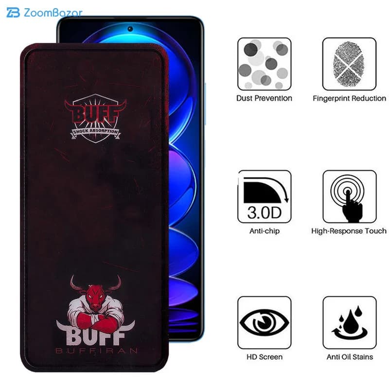 گلس بوف مدل Muscle-Bull-G مناسب برای گوشی موبایل شیائومی Redmi Note 12 Pro Plus / Note 12 Pro 4G/5G / Poco X5 Pro — تصویر ۱۰