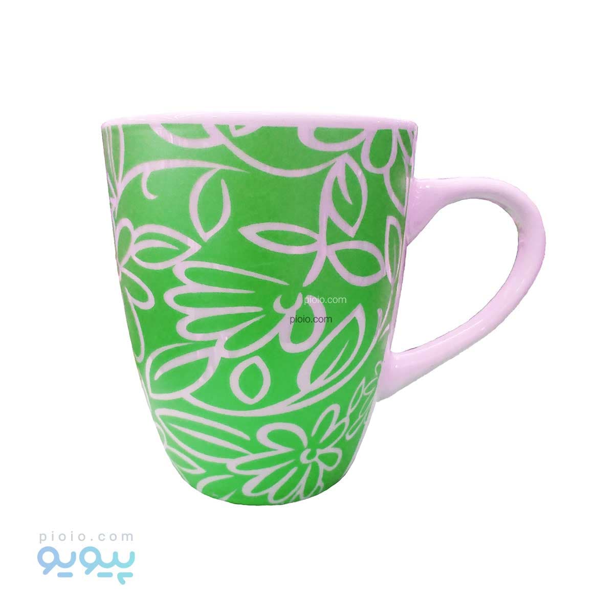 ماگ سرامیکی گلدار در 4 رنگ عمده و کارتنی — تصویر ۲