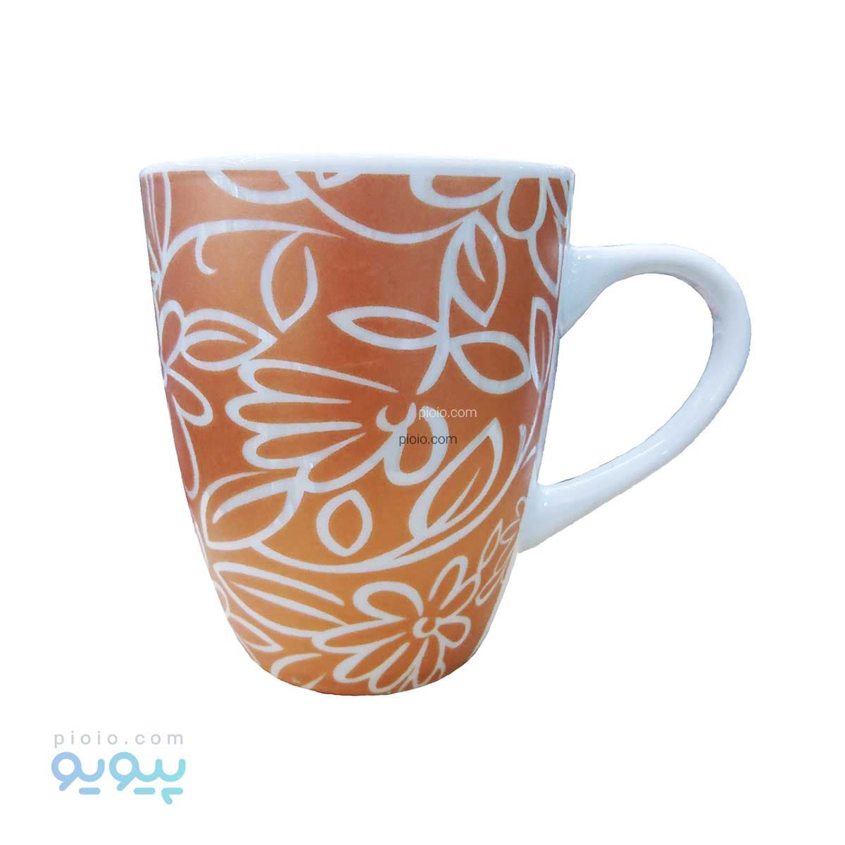 ماگ سرامیکی گلدار در 4 رنگ عمده و کارتنی — تصویر ۴