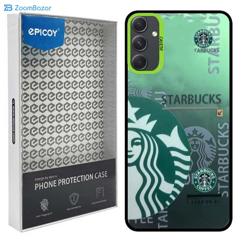 قاب اپیکوی طرح Star Bucks مناسب برای گوشی موبایل سامسونگ Galaxy A24 4G — تصویر ۹