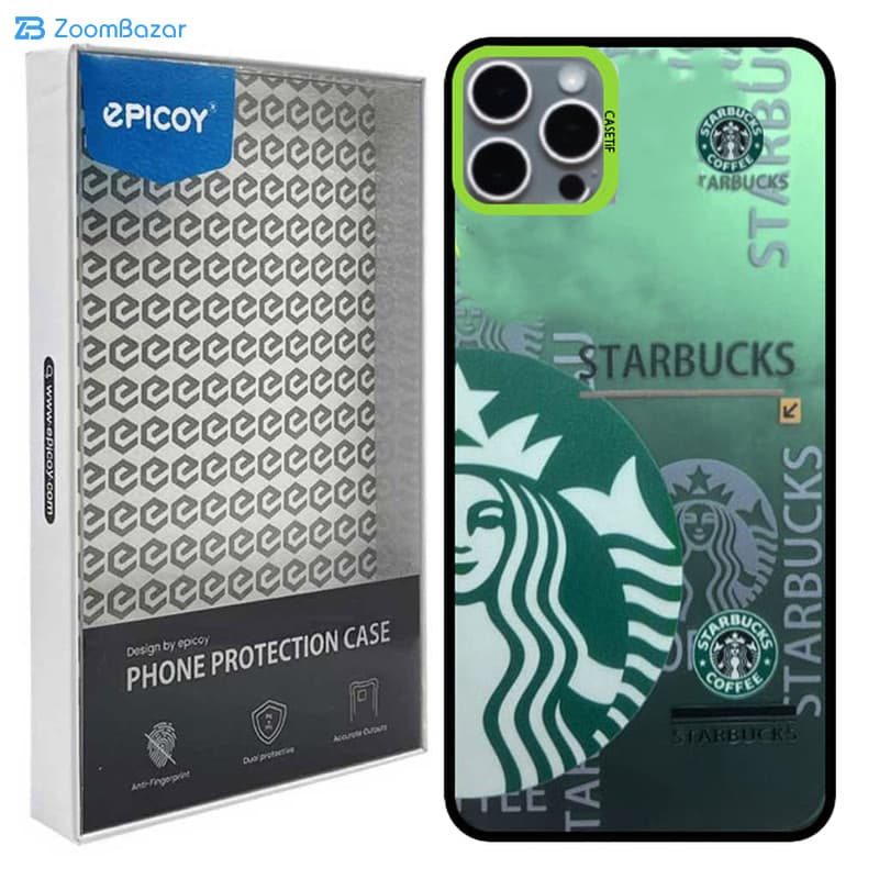 کاور طرح StarBucks مناسب برای گوشی موبایل اپل iphone 14 Pro — تصویر ۲