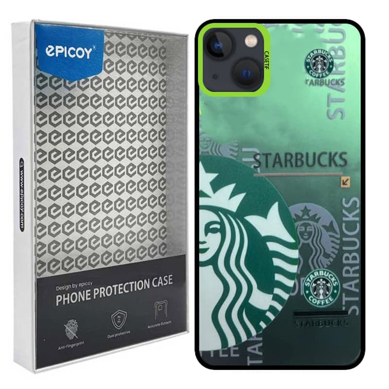 قاب اپیکوی طرح StarBucks مناسب برای گوشی موبایل اپل iPhone 13