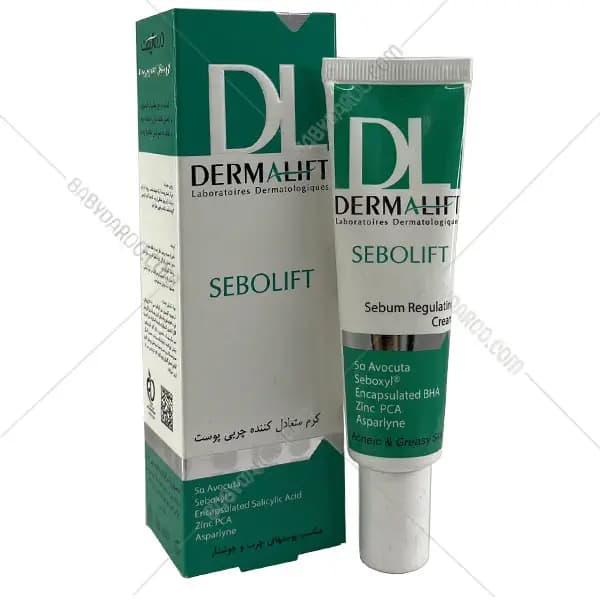کرم متعادل کننده چربی پوست سبولیفت رنگی درمالیفت | Dermalift Sebum Regulating Cream 30 ml