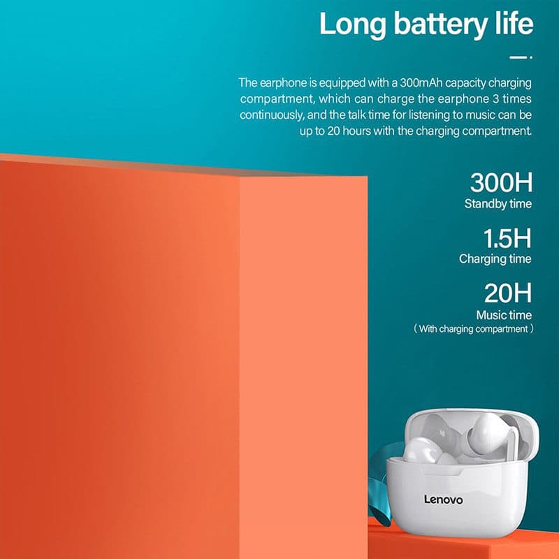 هندزفری بلوتوثی لنوو مدل LENOVO XT90 — تصویر ۴