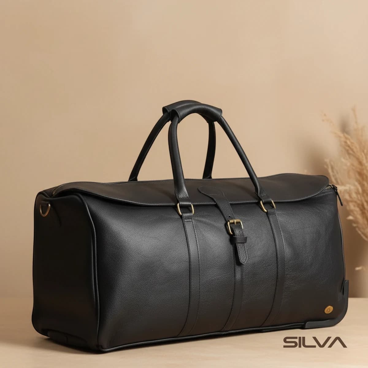 ساک مسافرتی چرم طبیعی مدل Travel Bag 38 | سیلوا چرم