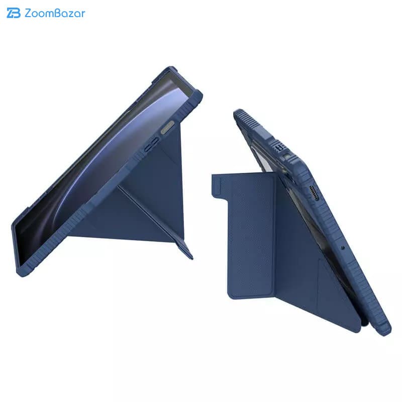 کیف کلاسوری نیلکین مدل Camshield Bumper Flip Folding مناسب برای تبلت سامسونگ Galaxy Tab S9 Fe Plus — تصویر ۸