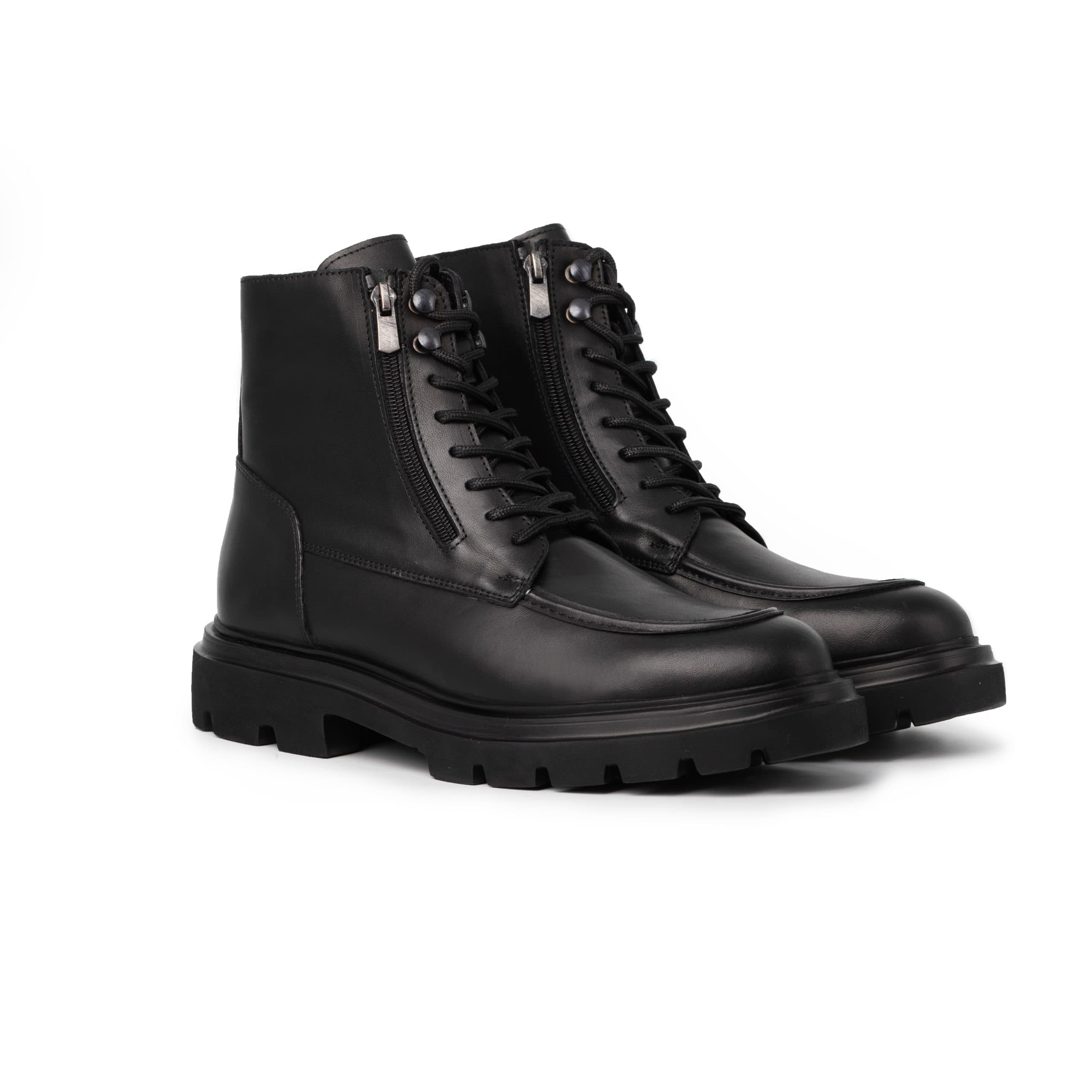 بوت مردانه چرم طبیعی مدل Men’s Boots 08 | سیلوا چرم — تصویر ۲