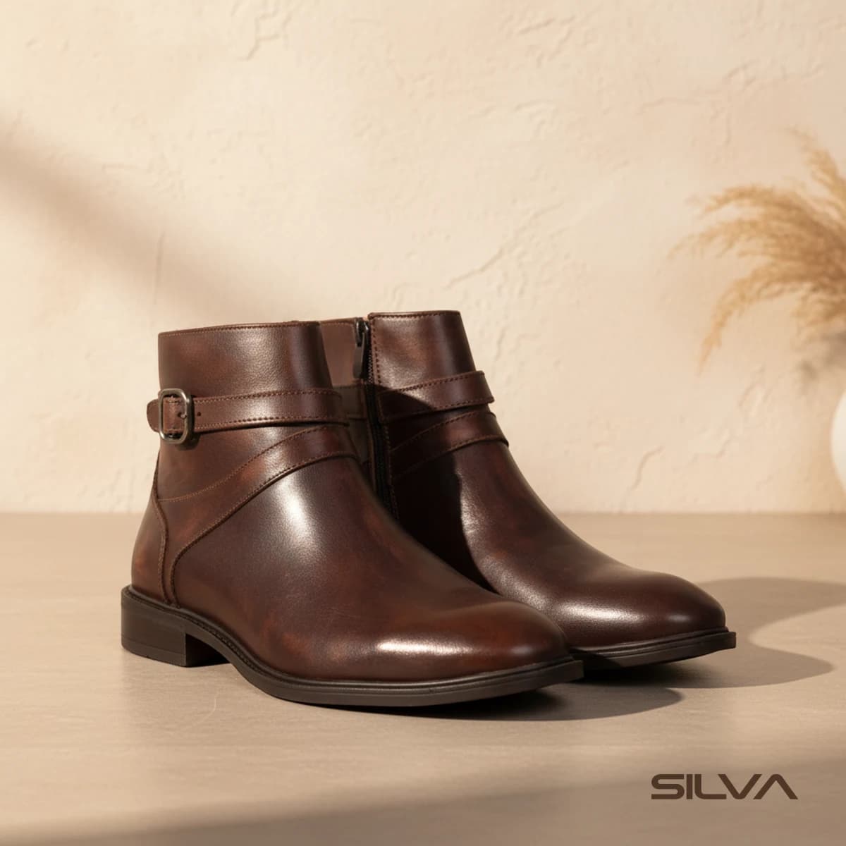 بوت مردانه چرم طبیعی مدل Men’s Boots 03 | سیلوا چرم — تصویر ۹