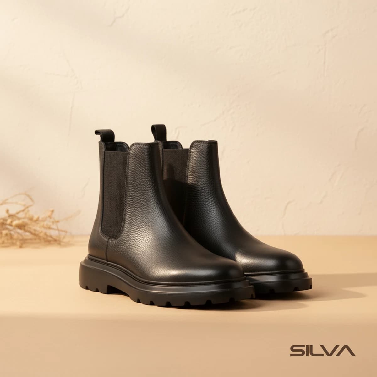 بوت مردانه چرم طبیعی مدل Men’s Boots 02 | سیلوا چرم — تصویر ۴