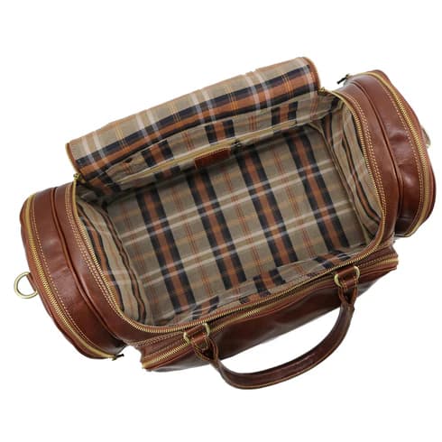 ساک مسافرتی چرم طبیعی مدل Travel Bag 37 | سیلوا چرم — تصویر ۷