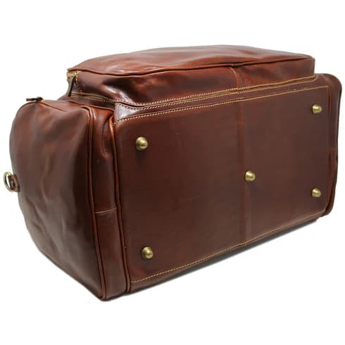 ساک مسافرتی چرم طبیعی مدل Travel Bag 37 | سیلوا چرم — تصویر ۶