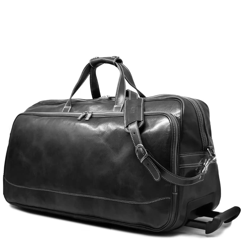ساک مسافرتی چرم طبیعی مدل Travel Bag 35 | سیلوا چرم — تصویر ۳