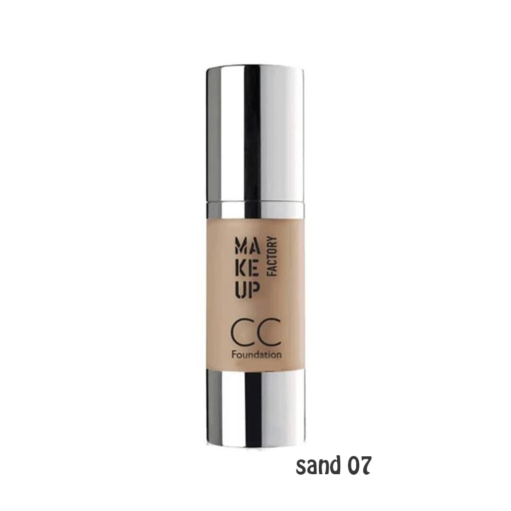 کرم پودر سی سی میکاپ فکتوری MAKEUP FACTORY CC FOUNDATION SAND 07