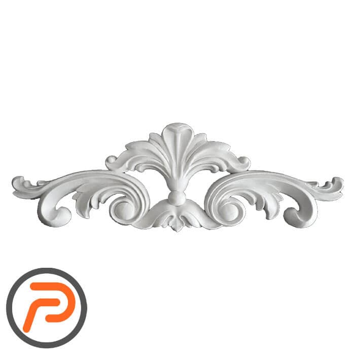 گل تزیینی طرح منبت PVC کد A177 — تصویر ۲