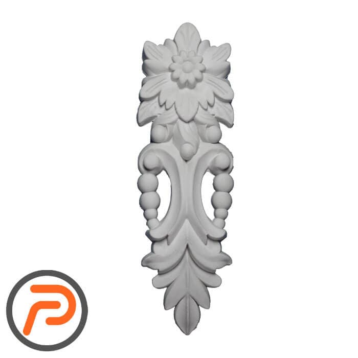 گل تزیینی طرح منبت pvc کد 191 — تصویر ۲