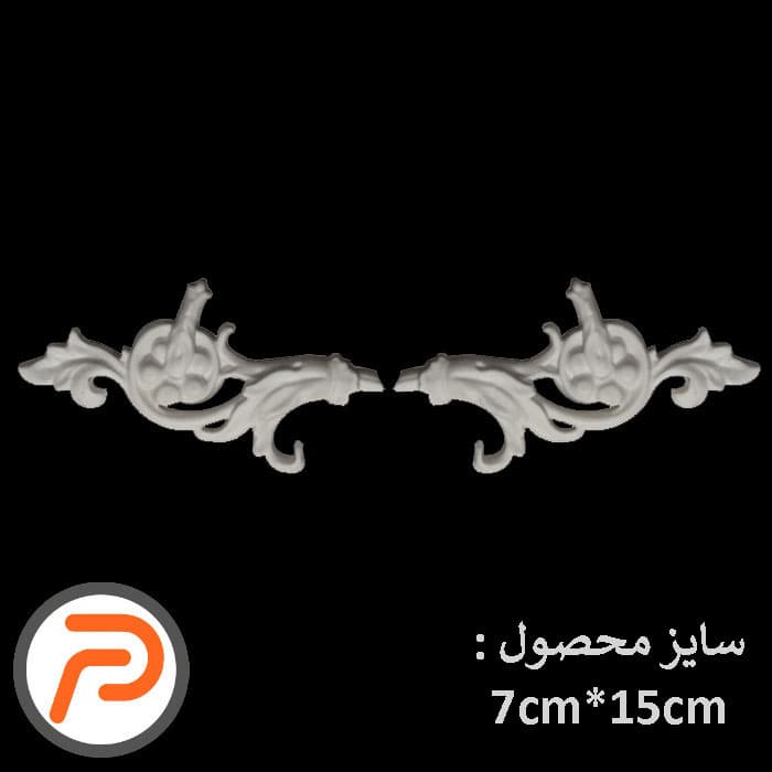 گوشواره تزیینی طرح منبت pvc کد 193