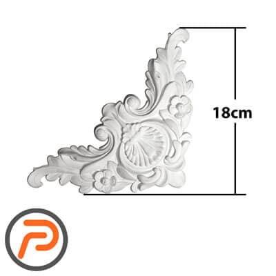 گل تزئینی طرح منبت pvc کد 2070 — تصویر ۳