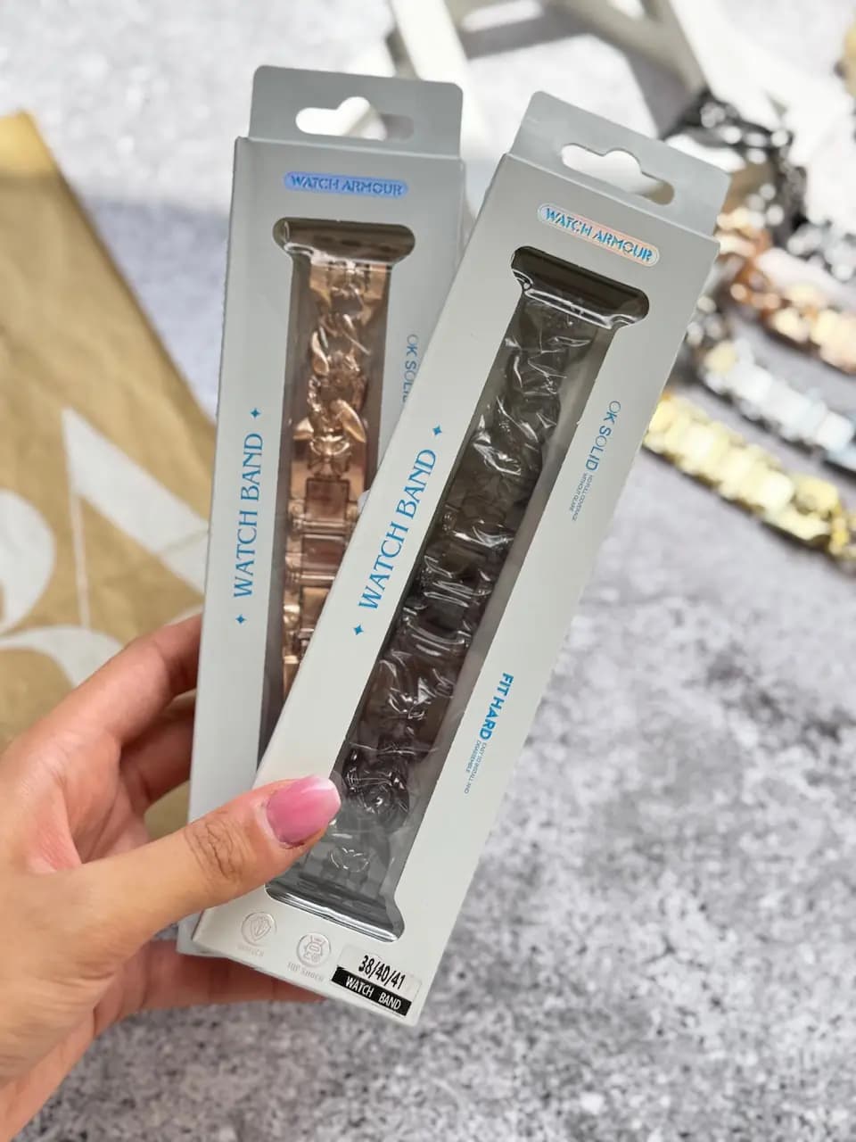 بند اپل واچ کارتیر گل azurea (کدw5033) — تصویر ۵