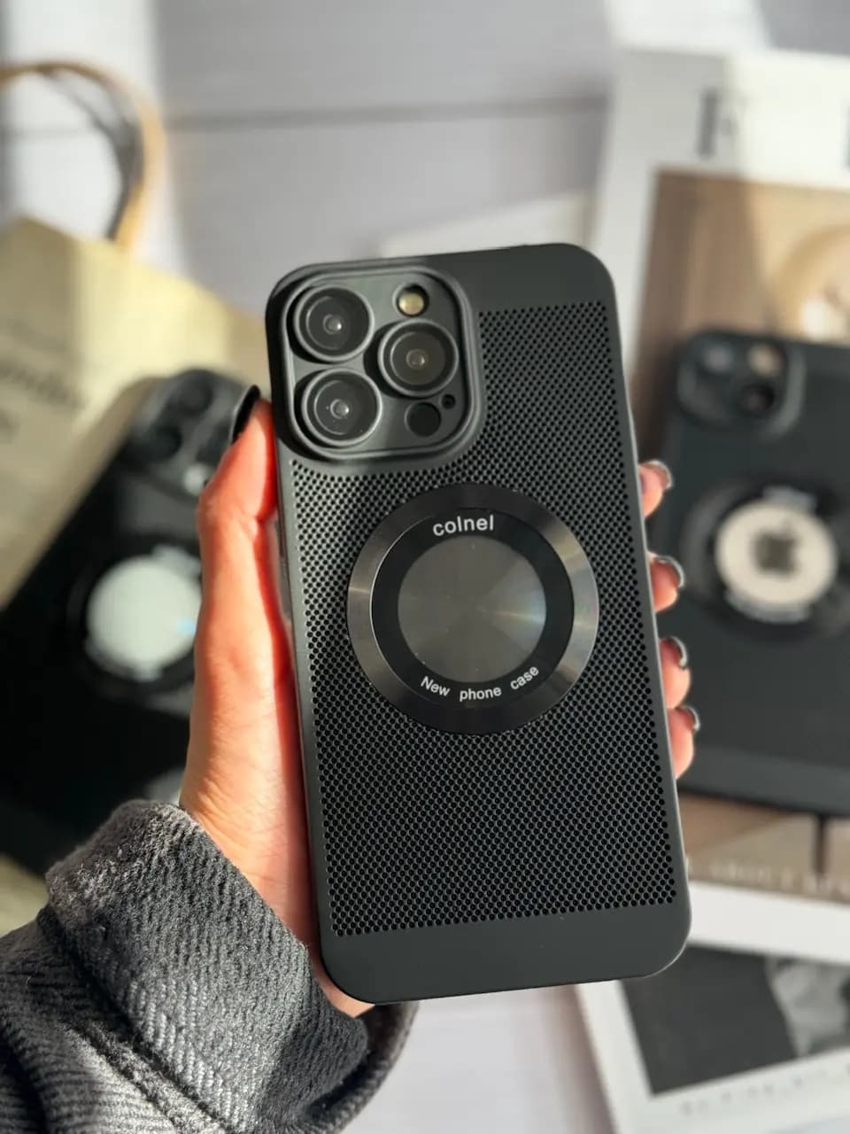 قاب black coinall mesh (کدC1489) — تصویر ۵