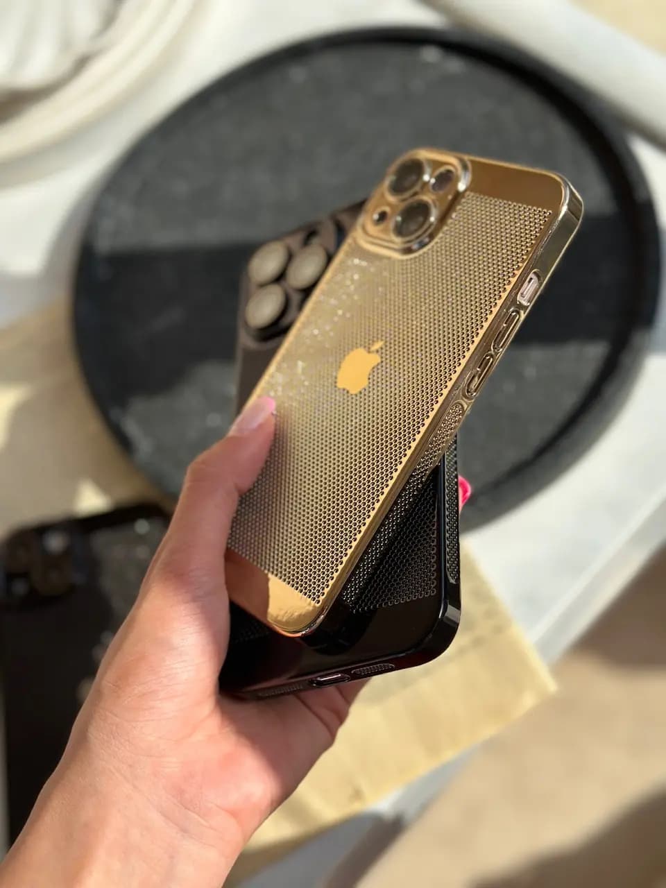 قاب Net Electroplating with logo (کدC1396) — تصویر ۳