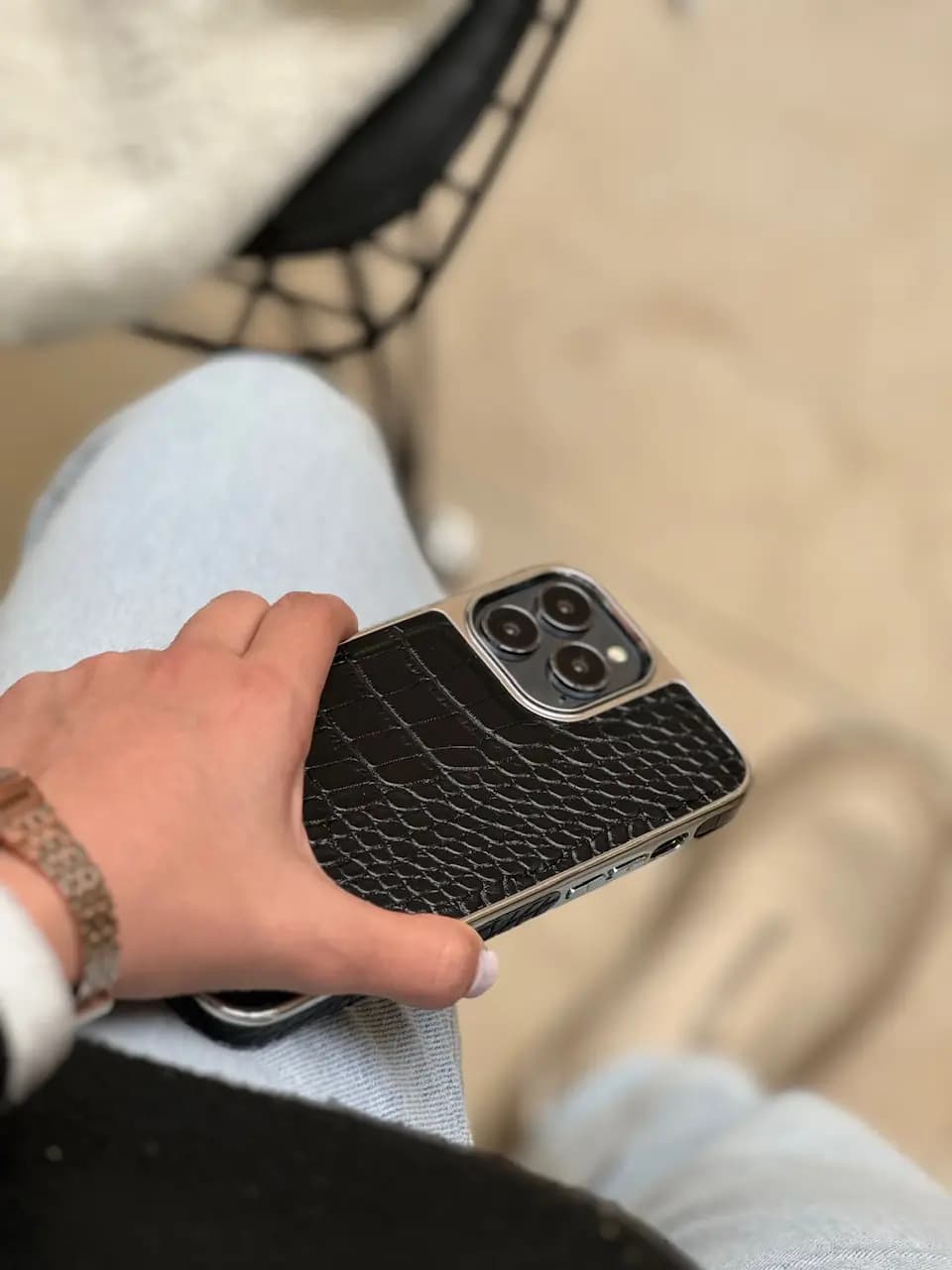 قاب چرمی JDK استند مگنتی (کدC1638) — تصویر ۴
