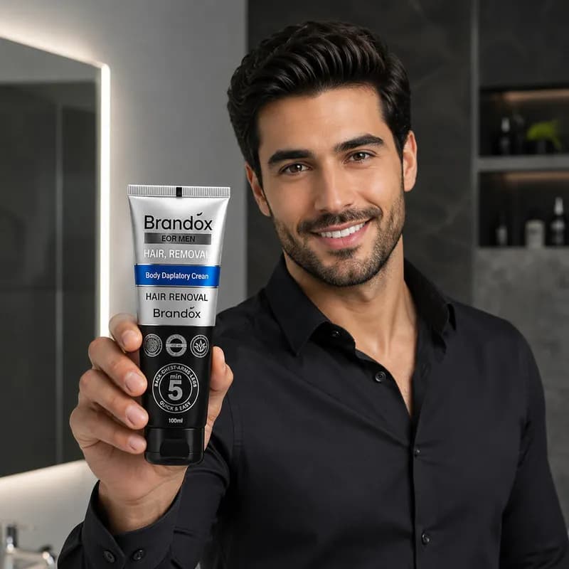 کرم موبر براندوکس مدل Depilatory-M12 با حجم 100 میلی لیتر مجموعه 12 عددی — تصویر ۴